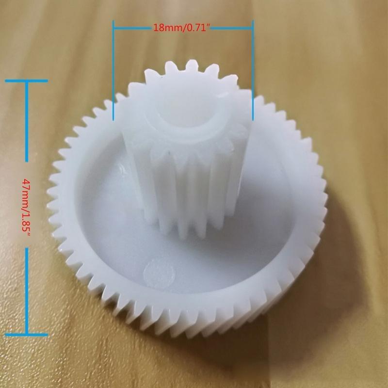 3Pcs/Set Grinder Mincer Plastic Gears Household Sausage Stuffer Chili Processor Replacement DIY Spare Parts