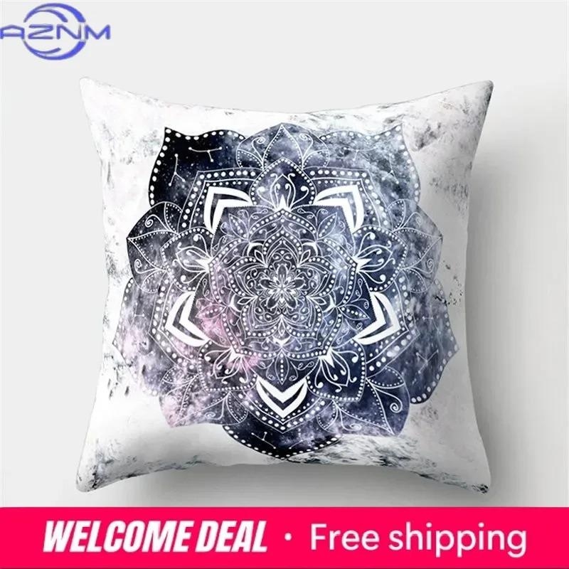 1 Mandala Chinese Decorative Pillow Polyester Bag Home Decoration Living Room Sofa Decorative Pillow 40508