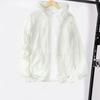 Men Sunscreen Coat Thin Zipper Closure Solid Color Summer Outdoor Sports Sun Protection Hooded Jacket Daily Wear