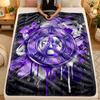 Flannel BlanketAustria Wien FC Warm Soft Throw Blanket for Indoor Sofa Bed Living Room Use