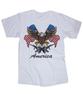 Amerikanischer Adler Amerikanische Flagge USA Freiheit weißes T-Shirt