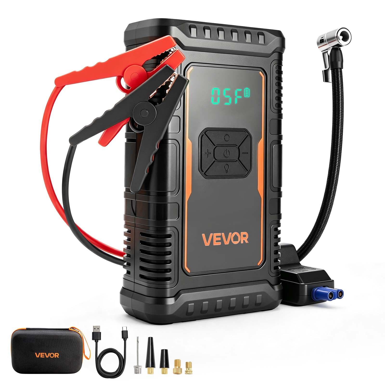 VEVOR Jump Starter with Air Compressor