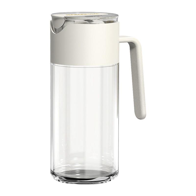 Lightweight Simple Oil Pot with Handle – Detachable, Easy-to-Clean, Automatic Open/Close Kitchen Sauce Bottle