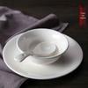 Xidian Pure White Ceramic Dinnerware Set
