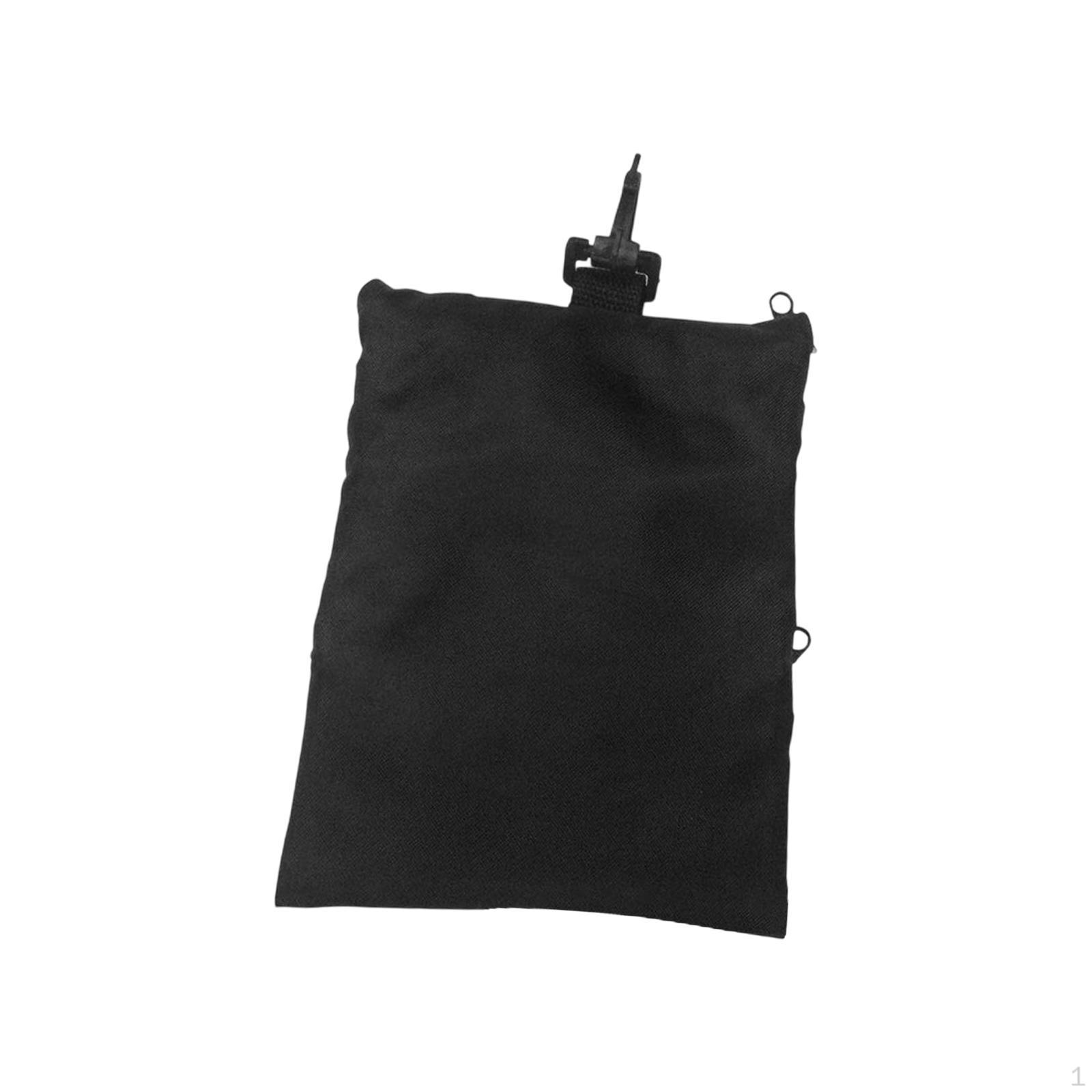 

Golf Ball Bag Organizer Sturdy Mesh Pouch Multi Pocket Practical Nail Tee чорний