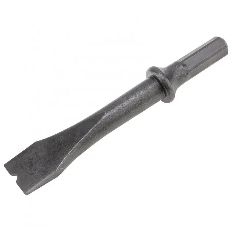4pcs/set Air Hammer Chisel Set Hexagonal Shank Heavy Duty Air Impact Head for Rusting Removal  Cutting Pneumatic Chisel Set