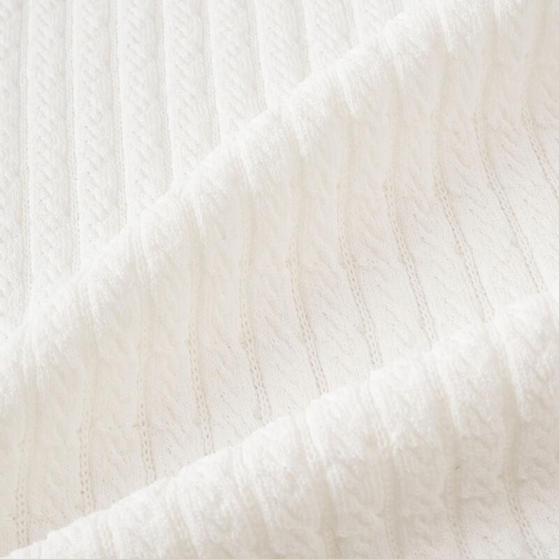 Giovanni Valentino Women's Cable Knit Polo Sweater