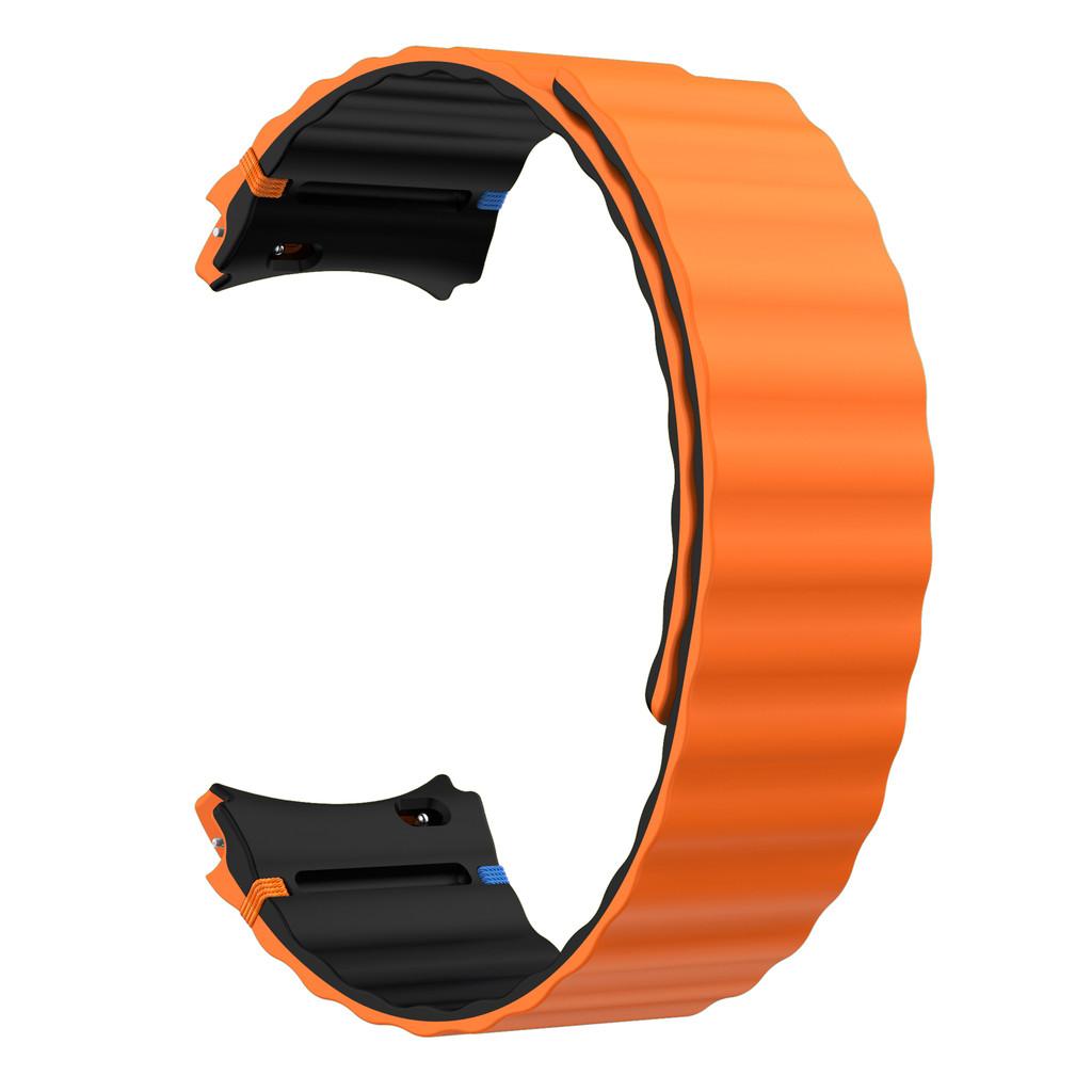 No Gaps Magnetic Silicone Strap Compatible for Samsung Galaxy Watch 7 6 5 4 FE 40mm 44mm Strap for Watch 6/4 classic 5 pro Sport