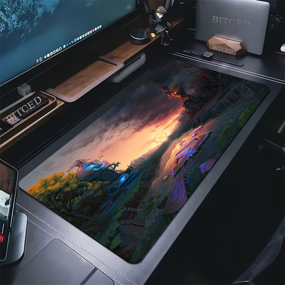 XXL DOTA Game Mauspads Erweitertes Mauspads Büro Computerzubehör Langlebige Schreibtischunterlage Rutschfeste Gummistoff Tastaturpads