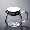 One Touch Glass Teapot Glass Coffee Server for Drip Coffee Maker, Standard Glass Coffee Carafe, Coffee Pot with Lid, Clear,