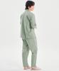 [May Flower] Classic Mint Long Sleeve Pure Cotton Men's Plus Size Pajamas Set [Shipped from Korea] 100% Authentic