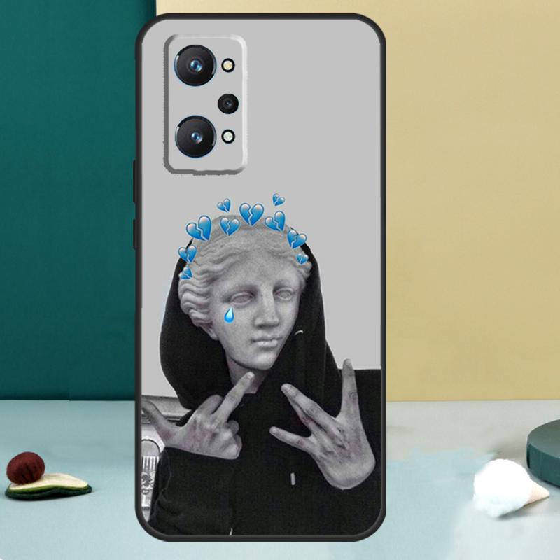 Famous Aesthetic Statue For Realme GT 6T 5 6 GT 7 Pro C67 C75 C61 C55 C53 C51 C21Y C25S 10 11 12 13 14 Pro Plus Case