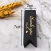 Gold Foil Swallowtail Thank You Tag - Gift Packaging & Greeting Card Label