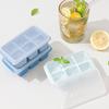 6 Grid Reusable Ice Cube Molds Easy To Take Off Ice Tray Refrigerator Icebox for Summer Juice Drinks Wine Cocktails Whiskey
