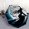 1pc Witch Moon Automatic Open/Close Umbrella, Windproof, Folding Compact Umbrella with Lightweight Design for Women/Men020