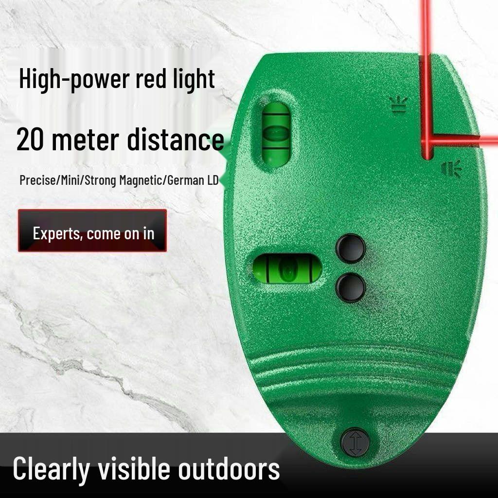 

High-Precision 90° Laser Level with Infrared Line Marker