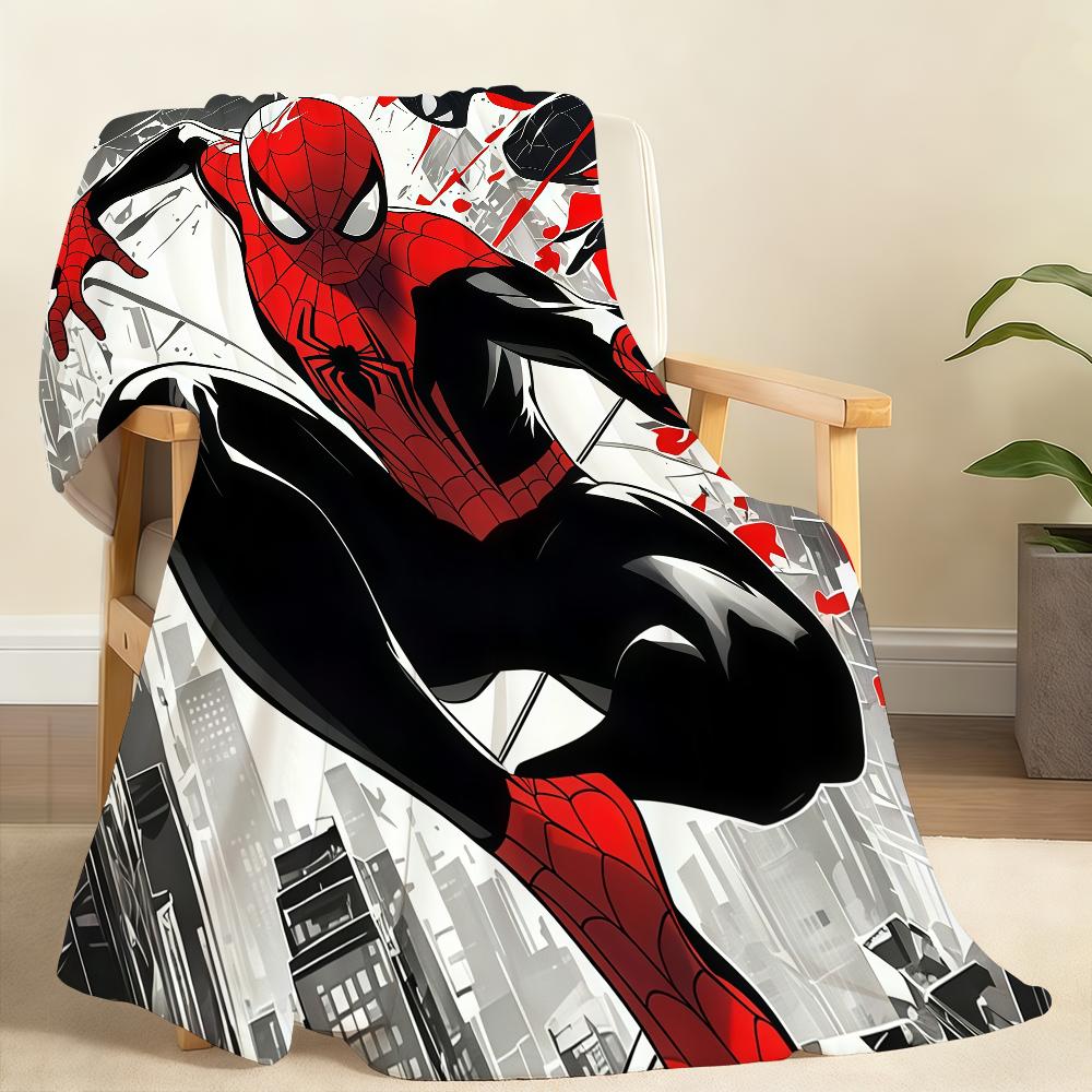 

Classic S-Spider-Man Blanket Soft Throw Blanket for Home Bedroom Bed Sofa Picnic Travel Office Rest Cover Blanket Gift 100x150cm