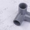 10Pcs Pvc Elbow 3 Way Pipe Fittings Pvc Garden Right Angle Tee Corner Joint Tent Feet Corner Center Connector