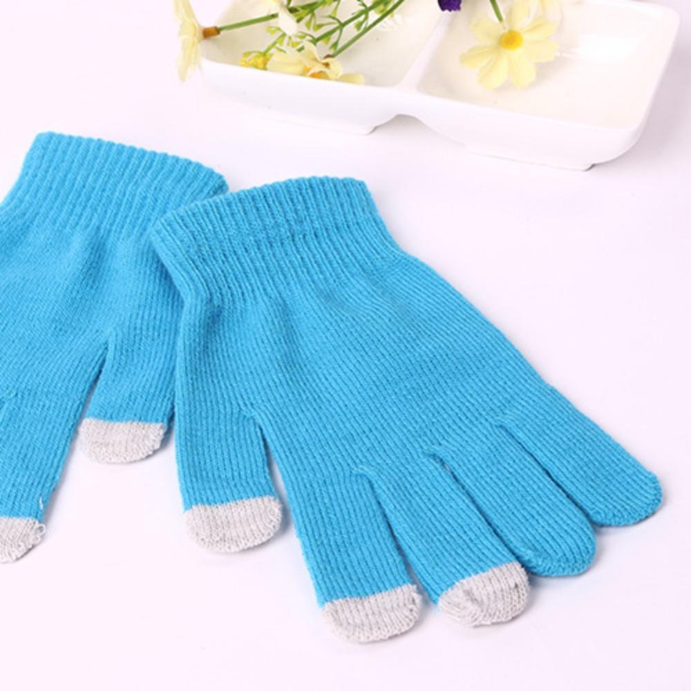 Touch Screen Gloves Smartphone Touch Screen Gloves Women's Knitted Winter Wool Warm Men's Gloves