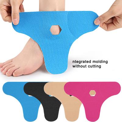 Vorgeschnittenes Kinesiologie-Tape für den Knöchel Baumwolle Wasserdicht Atmungsaktiv Elastisches Sporttape zur Schmerzlinderung Knöchelverstauchung Bandunterstützung