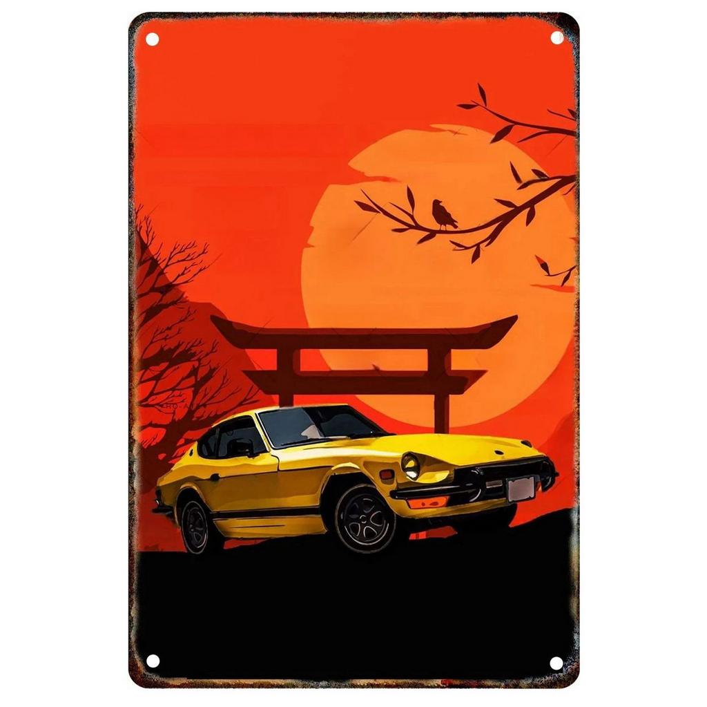 Vintage Metal Tin Signs Classic Car Wall Posters Plate Wall Decor for Home Garden Bars Man Cave Cafe Clubs Retro Posters Plaque