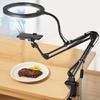 1/4 Female Screw to 17.4mm Ballhead Metal Extension Rod Gooseneck Arm Camera Extension Hose Expand Broadcasting Viewing