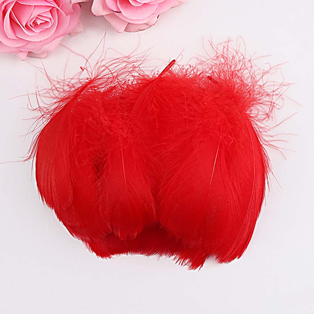 Goose Feather 6cm~11cm For Beautiful Decoration Handicraft Gift Box DIY 50/100/150pcs Colorful Goose Feathers