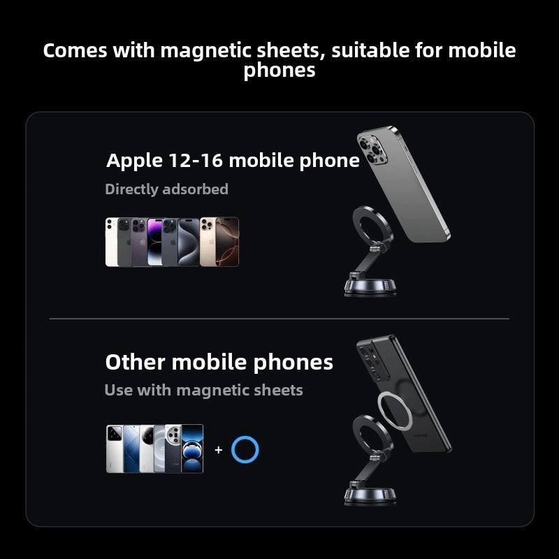 Magnetický držák telefonu do auta 360° nastavitelný držák mobilního telefonu pro všechny smartphony