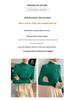 New Women's Slim Fit Cashmere Knit Half-High Neck Sweater for Autumn and Winter