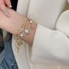 Ornaments Turtle Zinc Zinc Alloy Woven Bangle Zinc Zinc Alloy Rhinestone Pearl Shell Beaded Hand Chain  Daily