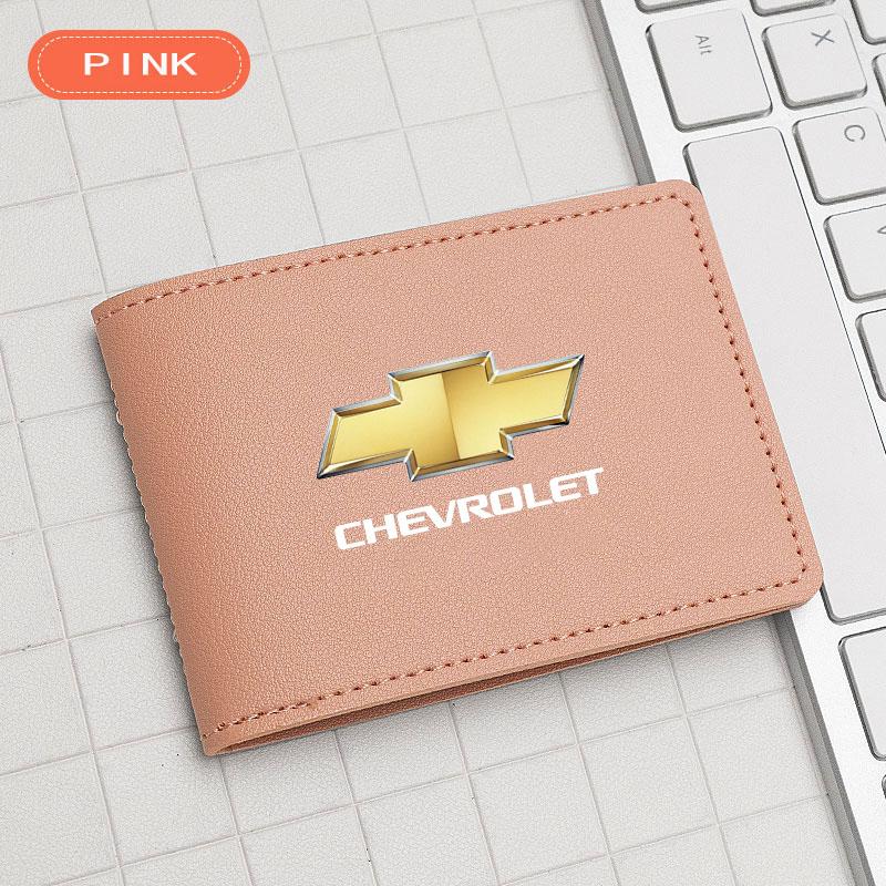 Auto Führerschein Geldbörse Halter Visitenkartenetui Portemonnaie Für Chevrolet Cruze Spark Captiva Suburban Camaro Malibu Silverado