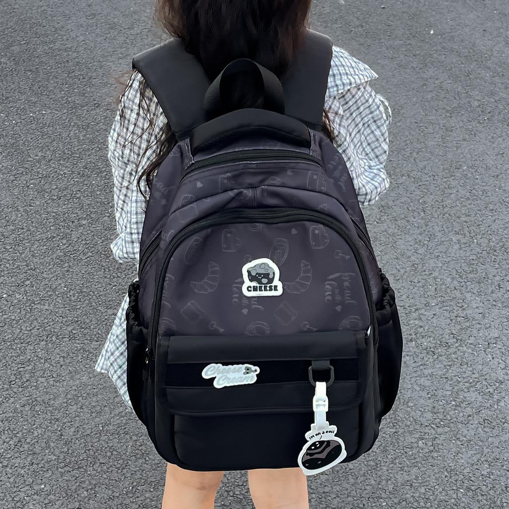 Schoolbag College Style Large Capacity Children's School Bag Korean Version Ins Elementary School Travel Backpack Lightweight Versatile Mori Backpack