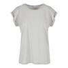 Build Your Brand Womens/Ladies Cotton Extended Shoulder T-Shirt