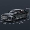 1/24 BMW THE 7 760Li Miniature Diecast Toy Car Vehicle Model 1:24 Pull Back Sound & Light Doors Openable Collection Gift Kid