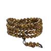 Hainan Yingge Green Qinan Agarwood Buddhist Beads Bracelet - Unisex Style, Five Fen Chen Beads, Free SF Express Shipping