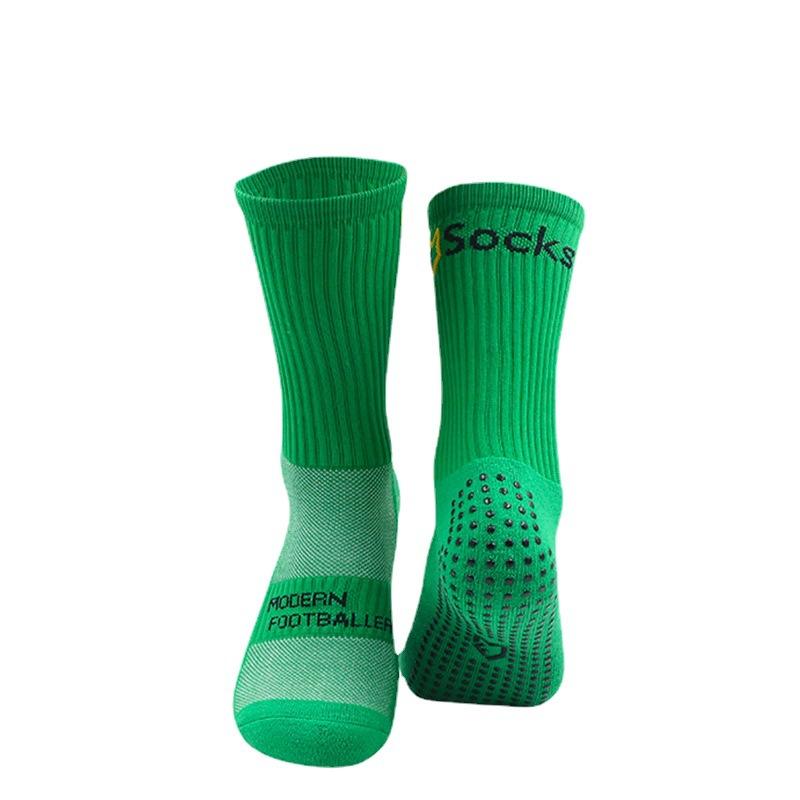 5 Pairs Adult Dot Rubber Non-slip Thickened Terry Wear-resistant Breathable and Sweat-absorbent Football Training Mid-calf Sports Socks
