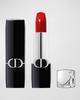 Dior Rouge Dior 999 Satin Lipstick 3.5g, Moisturizing Creamy Texture, Vivid Classic Red, Long Lasting, New & Old Packaging Random Delivery