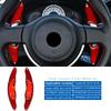 Hard Dry Carbon Fiber For Subaru XV BRZ Forester Impreza Outback Legacy Toyota 86 Steering Wheel Paddle Shifter Sticker