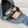 Ethnic Style Crossbody Bag - Denim Fashionable - Large Capacity - Shoulder Bag for Daily Use Casually