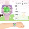 Ayybboo Kids Watch, 7 Color Light Watch, For Girls Boys, Children's Digital Watch, Cat Design, 3ATM Water Resistant / Quartz / Soft Strap For Ages