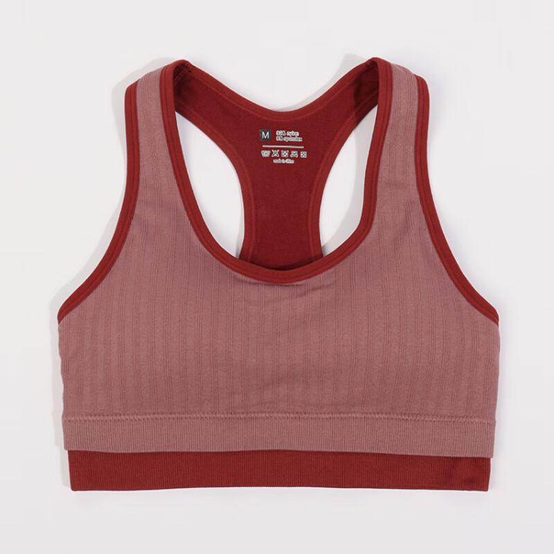 Женский бесшовный спортивный топ-бра для йоги M
