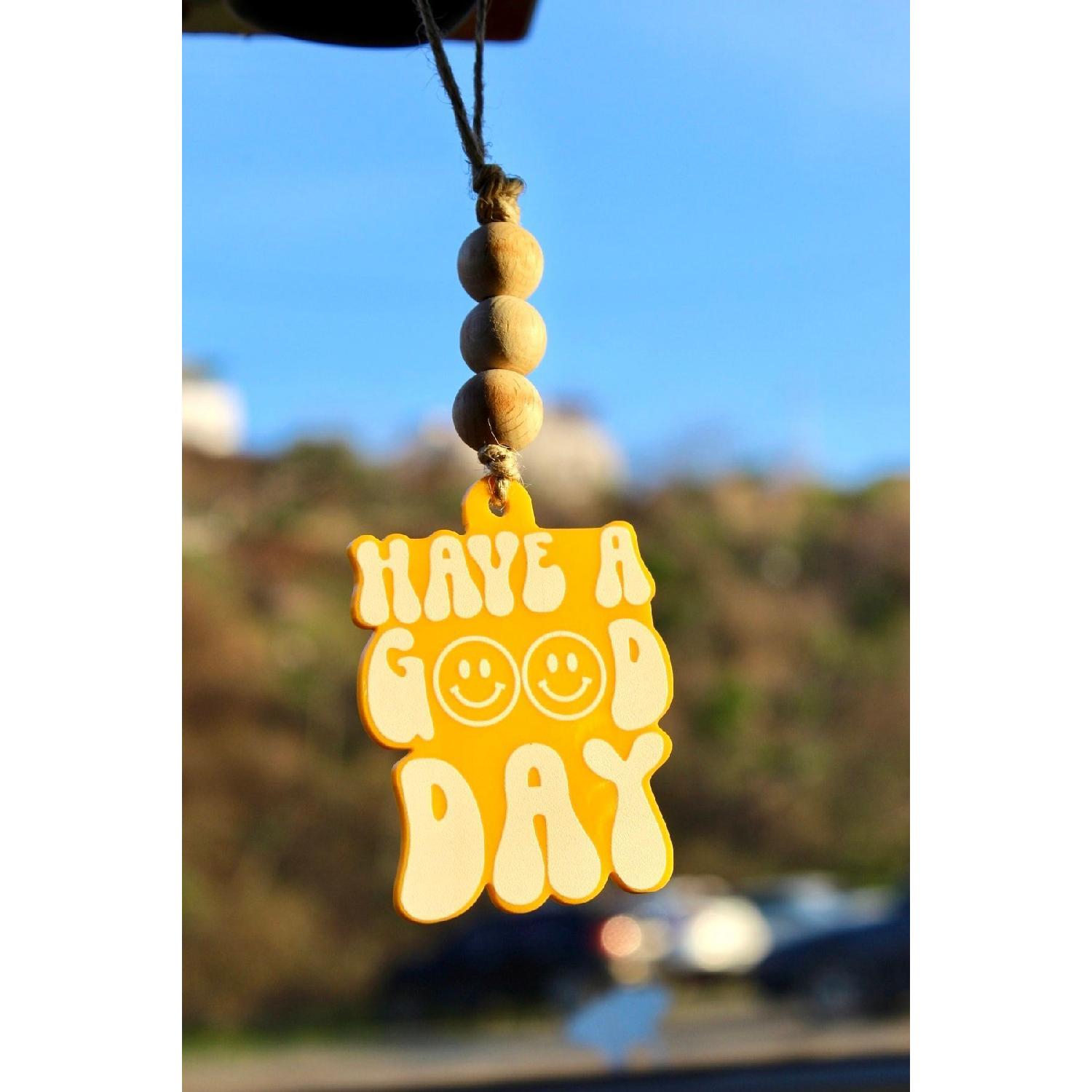 

Good Day Car Ornament
