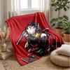 GachiakutaPrinted Flannel Blanket Cozy Skin-Friendly Warm Throw for Couch Bed Indoor Daily Use