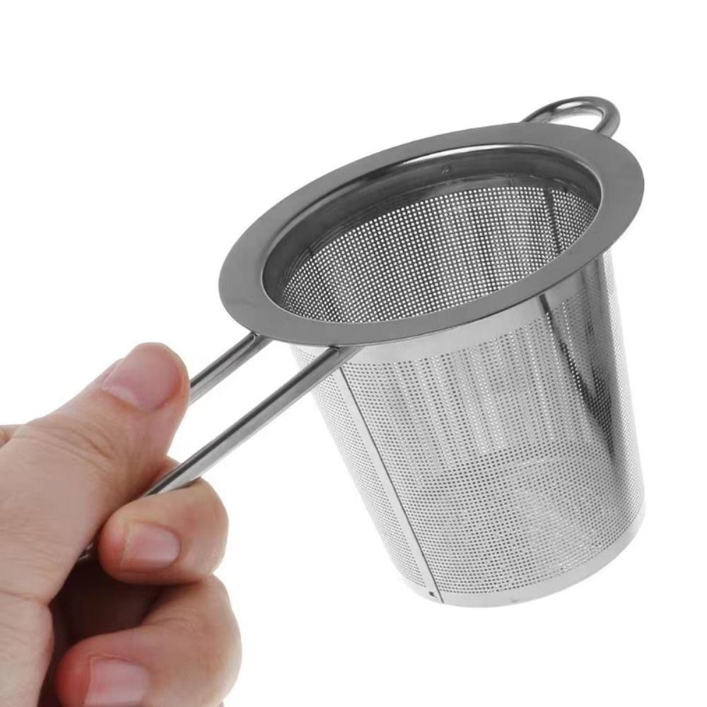 With Lid Hanging Tea Infuser Reusable Spice Filter Useful Stainless Steel Tea Strainer  Teapot