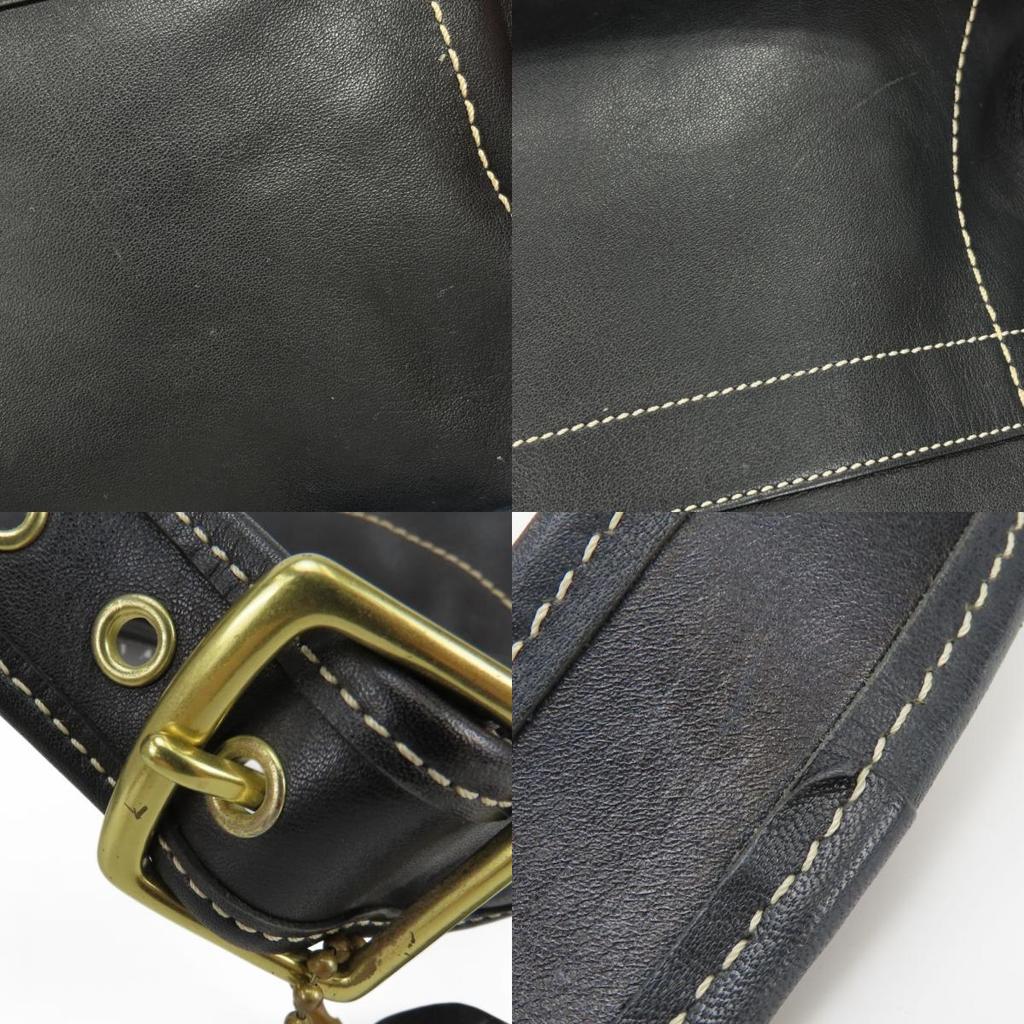 Used COACH Shoulder Bag 10746 leather black