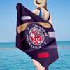 1PC Toul-ouse Crest Design Beach Towel - Soft,  Absorbent Microfiber, Lightweight, Ideal for The Beach, Parties, Travel, Camping Fan Gifts