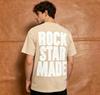 Rock Goth Fashion Unisexs Punk Grunge Hip Hop Rap Vintage Letter Print Short TShirt Casual Oversized Y2k Cotton Streetwear