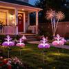 Colorful Outdoor Solar Light Waterproof Fiber Optic Lamp New Solar Jellyfish Lamp  Landscape Light