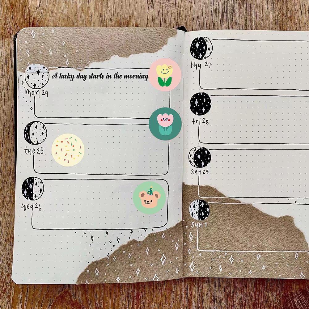 500pcs Zoo Animals Cartoon Stickers for Kids