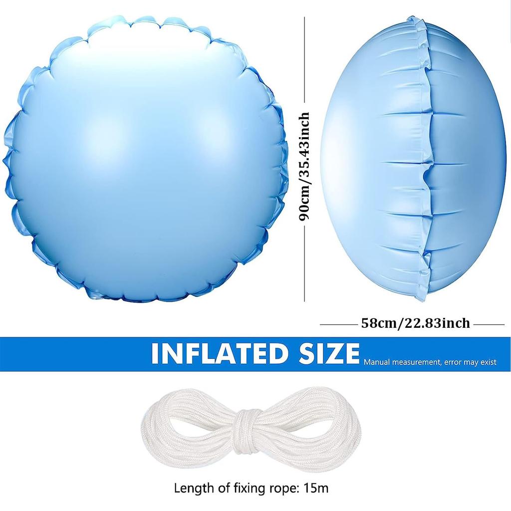 Winter Swimming Pool Air Pillow Winter Inflatable Pool Pillow Kit with Rope for Above Ground Swimming Pool